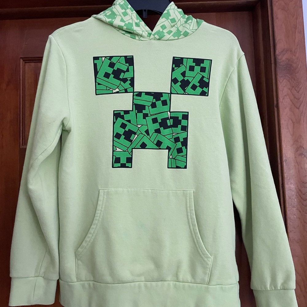 MAD Engine Minecraft Lime Green Hoodie